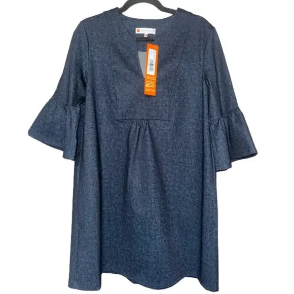 jude connally denim dress Vicky Jude Denim Dress in Navy Saddle